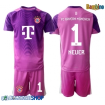 Maglie da calcio Bayern Munich Manuel Neuer #1 Portiere Terza Maglia Bambino 2025-26 Manica Corta (+ Pantaloni corti)